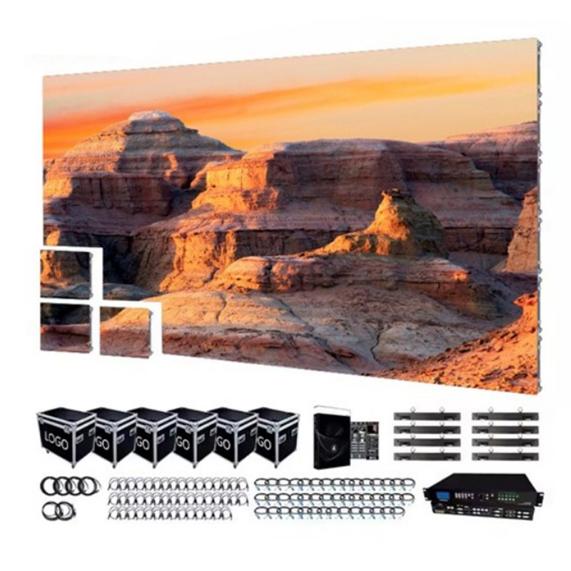 Waterproof rental P4.81 LED wall video outdoor led screen