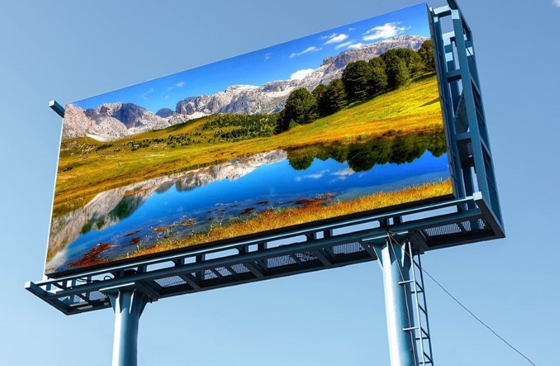 full-color square LED display