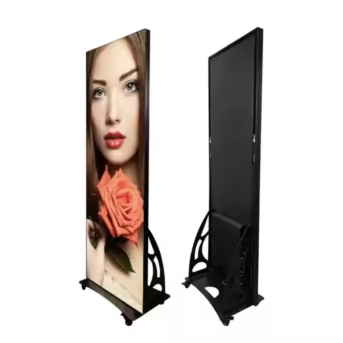 Indoor P2 Full Color Poster LED Display Floor Standing Digital Screen SDK Poster LED Screen