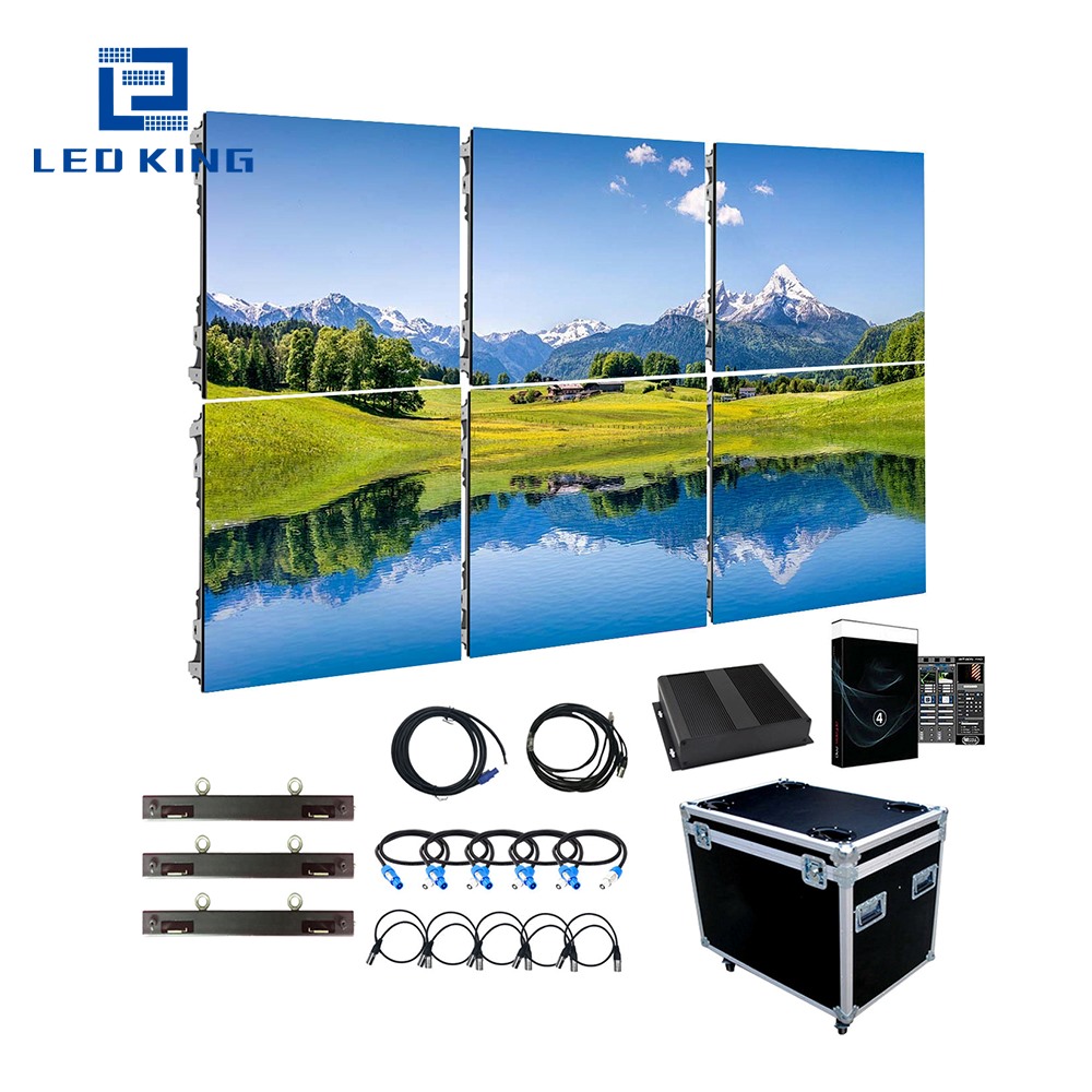 LEDKING 16:9 Indoor P1.53 small pitch led display pantalla Gob 4k mini pixel pitch led display screen video wall panel