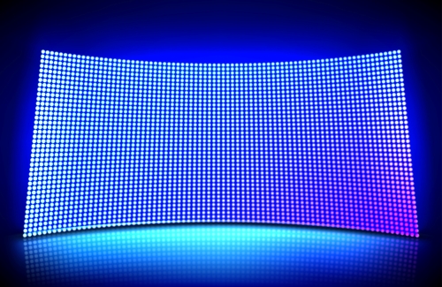 P2 flexible LED display