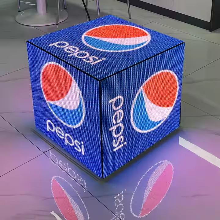 P4 cube LED display